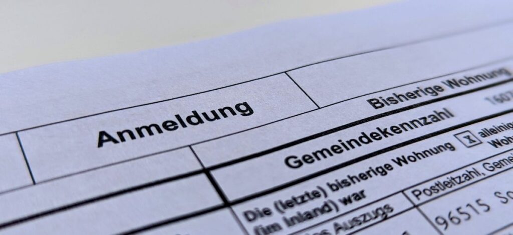 anmeldung 1